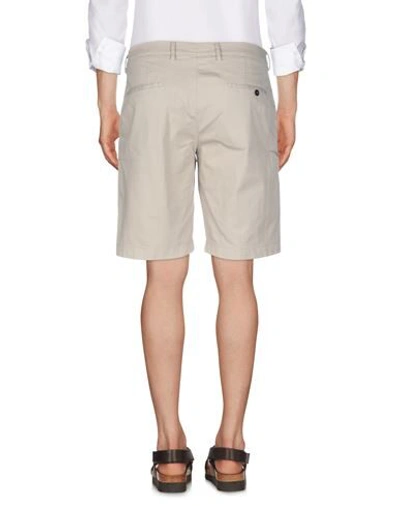 Shop Berwich Man Shorts & Bermuda Shorts Sand Size 38 Cotton, Elastane In Beige