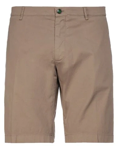 Shop Berwich Shorts & Bermuda Shorts In Camel