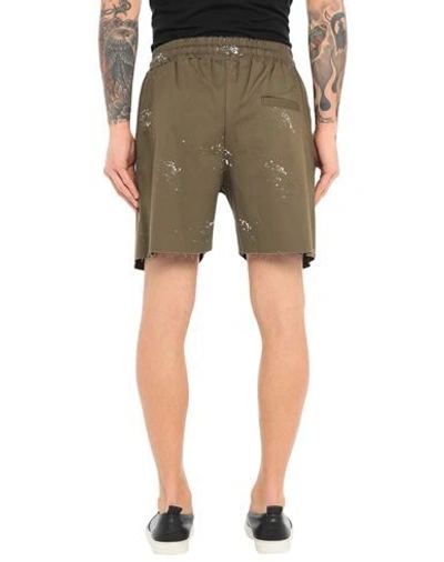 Shop Family First Milano Bermudas In Military Green