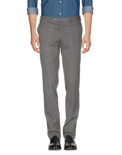 Shop Dandi Man Pants Lead Size 30 Cotton, Elastane In Grey
