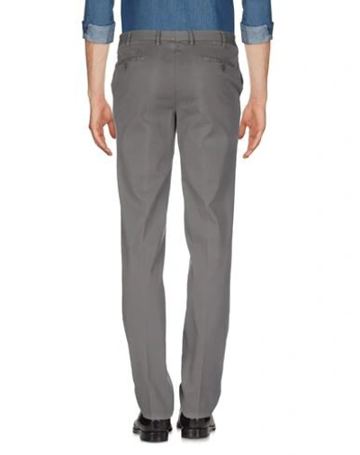Shop Dandi Man Pants Lead Size 30 Cotton, Elastane In Grey