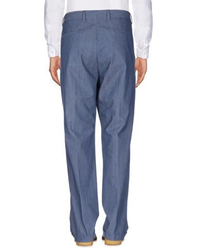 Shop Marciano Man Pants Blue Size 30 Cotton, Polyester, Elastane
