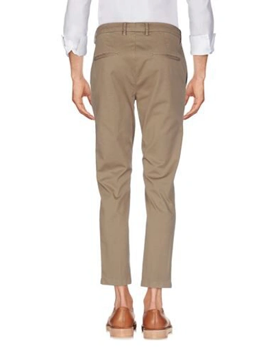 Shop Be Able Man Pants Camel Size 33 Cotton, Elastane In Beige