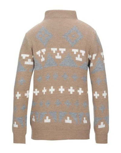 Daniele Alessandrini Homme Turtlenecks In Beige