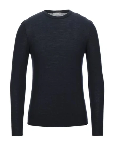 Shop Become Man Sweater Midnight Blue Size 36 Merino Wool, Acrylic