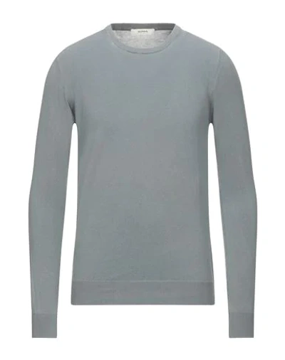 Shop Alpha Studio Man Sweater Grey Size 44 Cotton