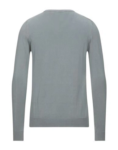 Shop Alpha Studio Man Sweater Grey Size 44 Cotton