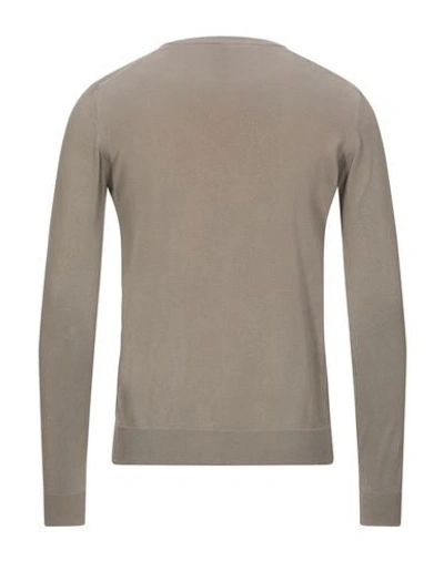 Alpha Studio Sweaters In Khaki