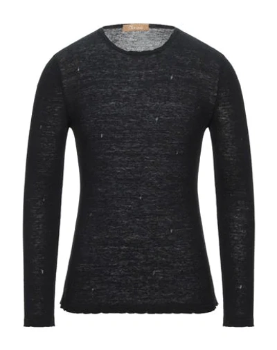 Shop Obvious Basic Man Sweater Black Size L Viscose, Linen