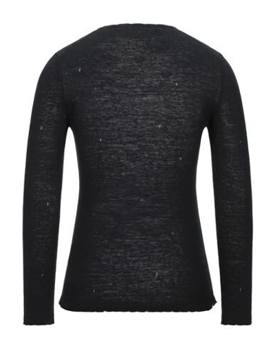 Shop Obvious Basic Man Sweater Black Size Xl Viscose, Linen