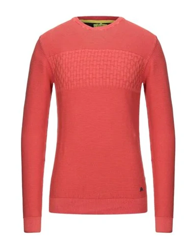 Shop Yes Zee By Essenza Sweaters In Orange