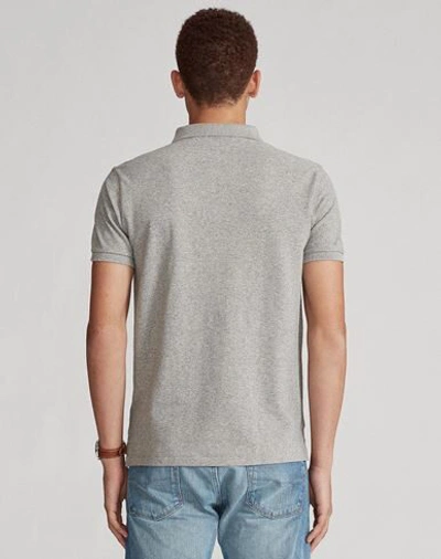 Shop Polo Ralph Lauren Man Polo Shirt Grey Size Xs Cotton