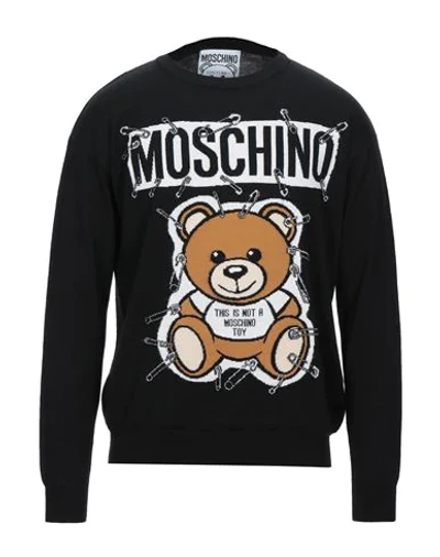 Shop Moschino Sweaters In Black