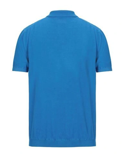 Shop Altea Man Sweater Azure Size M Cotton In Blue