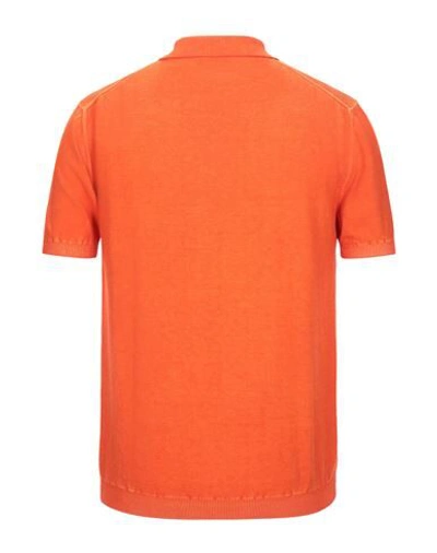Shop Altea Man Sweater Orange Size M Cotton