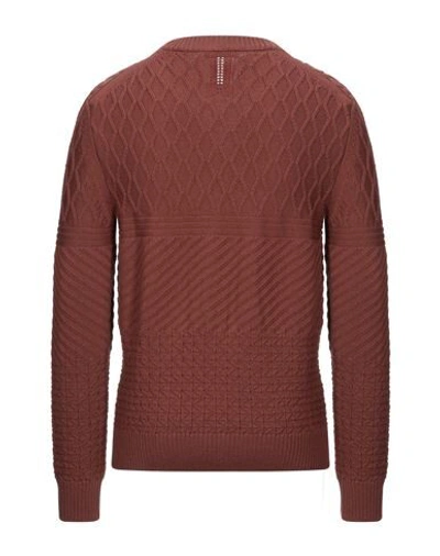Shop +39 Masq Sweaters In Brown