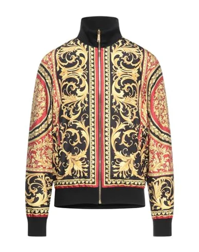 Shop Versace Jackets In Yellow