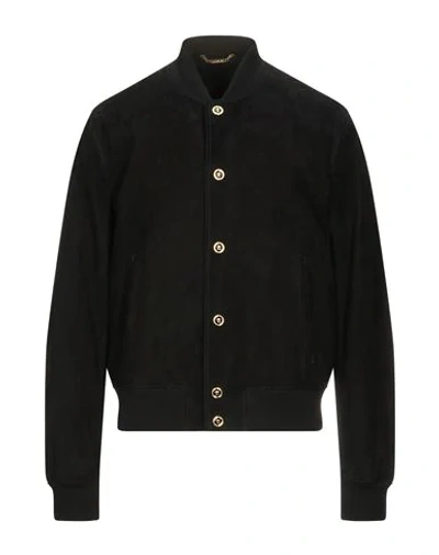 Shop Versace Jackets In Black