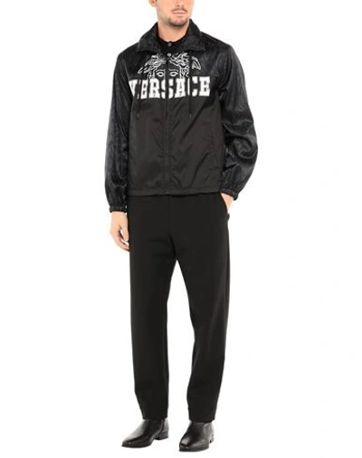 Shop Versace Man Jacket Black Size 40 Polyamide