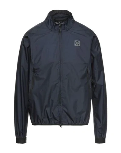 Shop Adhoc Jackets In Dark Blue