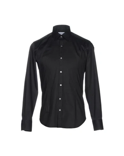 Shop Takeshy Kurosawa Man Shirt Black Size Xl Cotton, Elastane