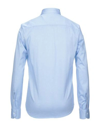 Sonrisa Solid Color Shirt In Sky Blue