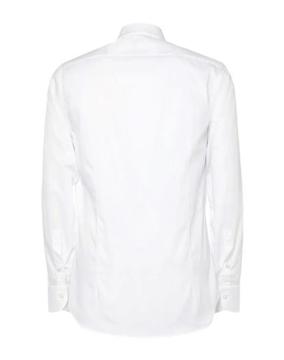 Shop Alessandro Boni Solid Color Shirt In White