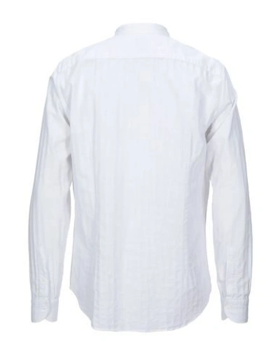 Shop Alessandro Boni Solid Color Shirt In White