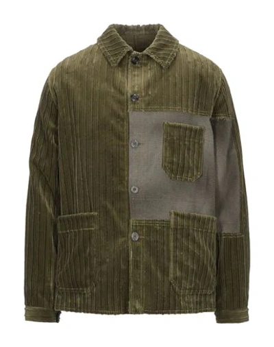 Shop Golden Goose Shirts In Military Green