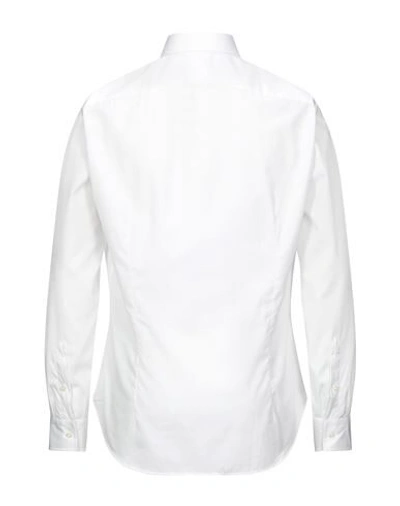 Shop Agho Solid Color Shirt In White