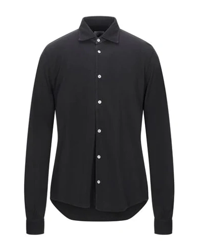Shop Fedeli Shirts In Black