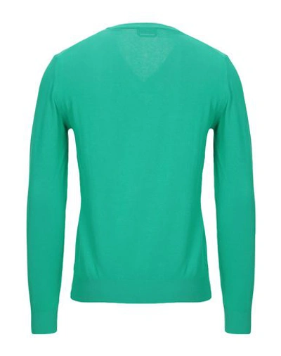Brooksfield Sweaters In Emerald Green