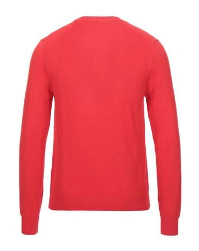 Shop Aglini Man Sweater Red Size 40 Cotton