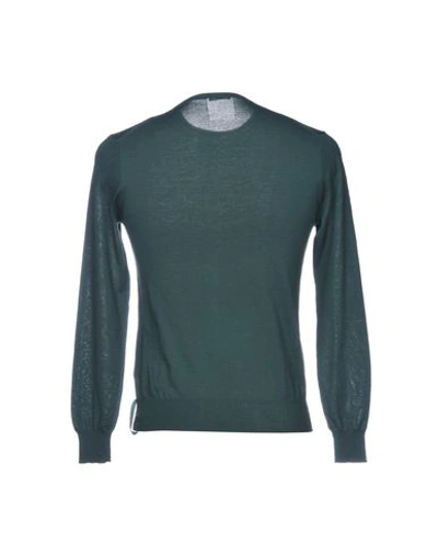 Shop Hōsio Sweaters In Dark Green