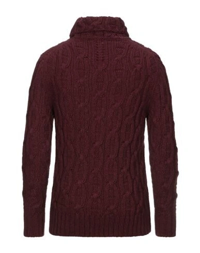 +39 Masq Turtleneck In Maroon