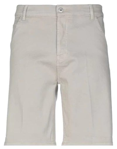 Shop Dondup Denim Shorts In Beige