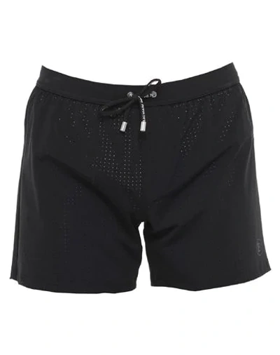 Shop Balmain Swim Shorts In Black