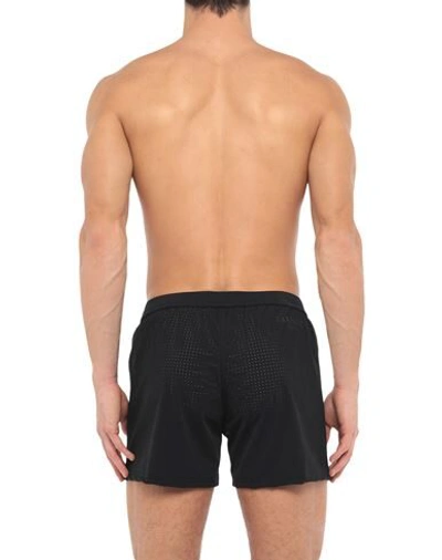 Shop Balmain Swim Shorts In Black