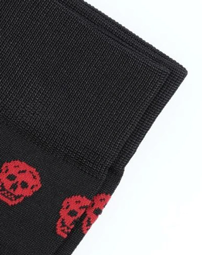 Shop Alexander Mcqueen Short Socks In Dark Blue