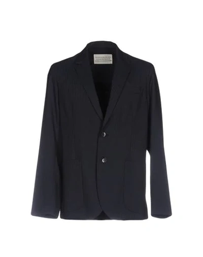 Shop Beaucoup , Suit Jackets In Dark Blue