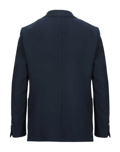 Shop Alessandro Gilles Suit Jackets In Dark Blue