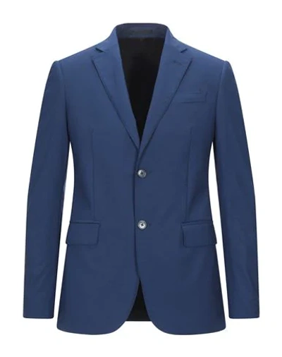 Shop Acquaviva Suit Jackets In Blue
