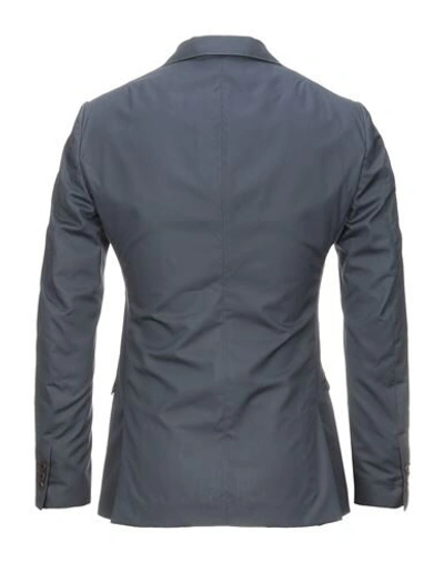 Shop Maurizio Miri Suit Jackets In Slate Blue