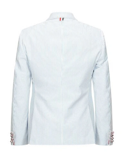 Thom Browne Blazer In Sky Blue
