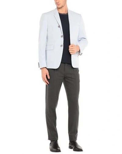 Thom Browne Blazer In Sky Blue