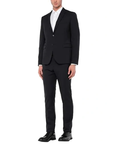 Shop Valentino Suits In Dark Blue