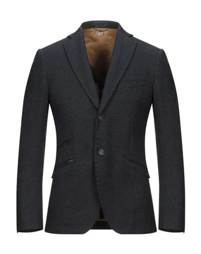 Shop Maurizio Miri Suit Jackets In Dark Blue