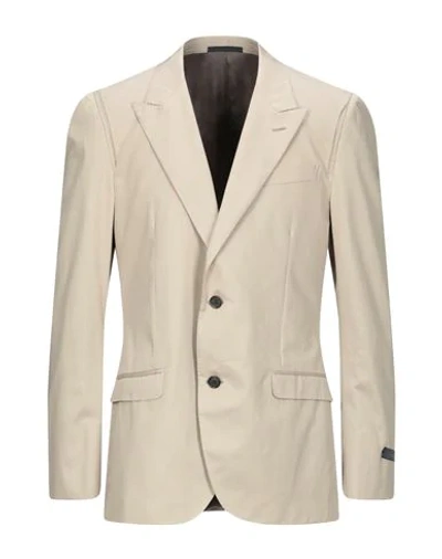 Shop Lanvin Suit Jackets In Beige