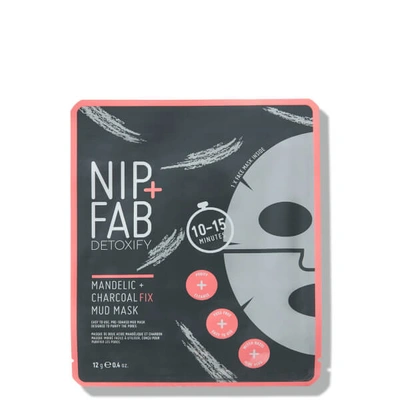 Shop Nip+fab Charcoal And Mandelic Acid Fix Sheet Mask 12g