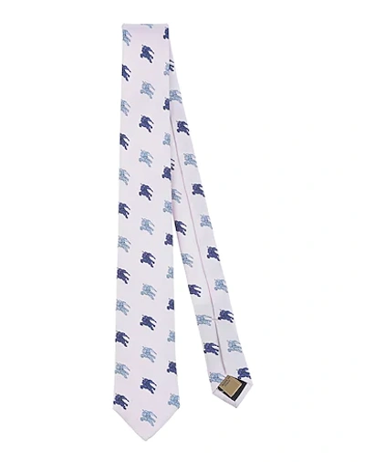 Shop Burberry Ties & Bow Ties In Lilac